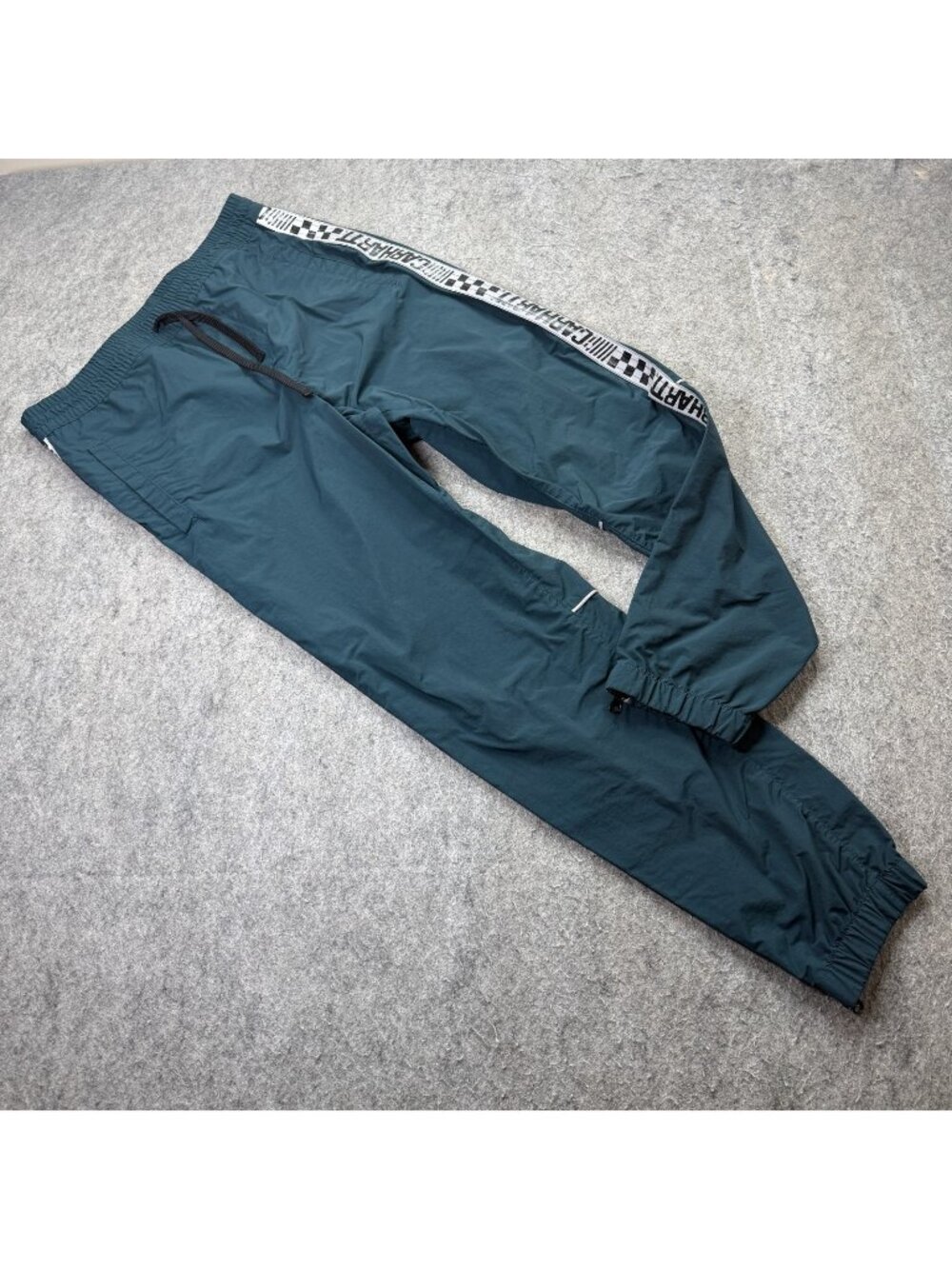 Carhartt WIP Senna Pant Jogger Men S Blue 28" Woven Zip Off Nylon